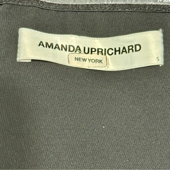 Amanda Uprichard Black Strapless Kloss Cutout Slit Gala Party Gown Maxi Dress S - Picture 7 of 9